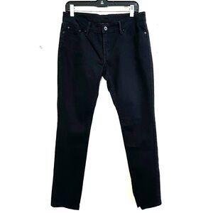 Levi's 531 Jeans Low Rise Skinny Jeans Women's Size 6 M Denim Dark Black Jeans